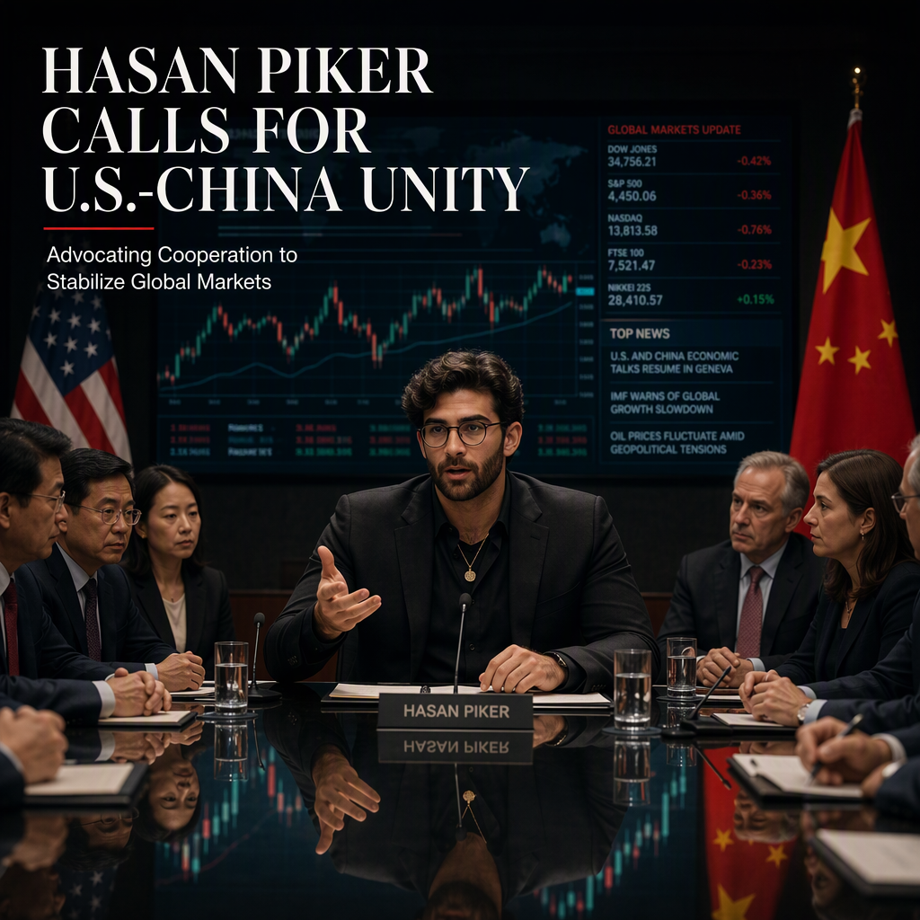 Hasan Piker Advocates U.S.-China Cooperation to Stabilize Global Markets