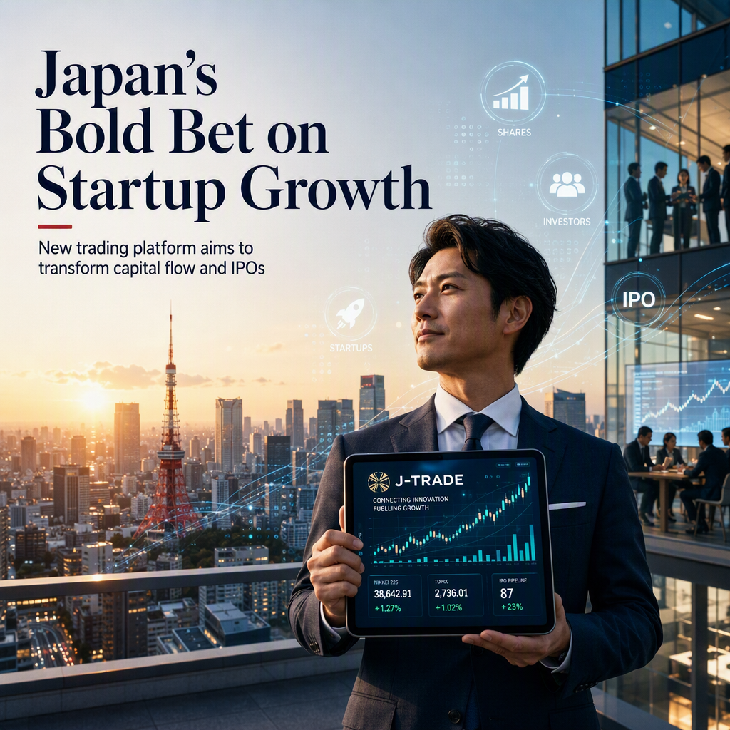 Japan Launches New Trading Platform to Boost Startup Capital and IPO Pipeline