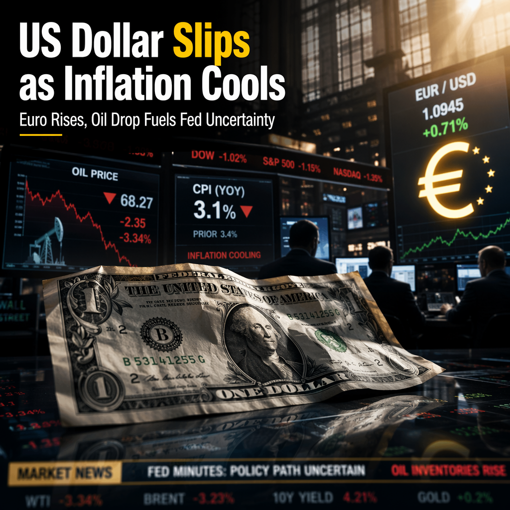 US Dollar Weakens as June CPI Expected to Show Cooling Inflation Amid Oil Price Drop