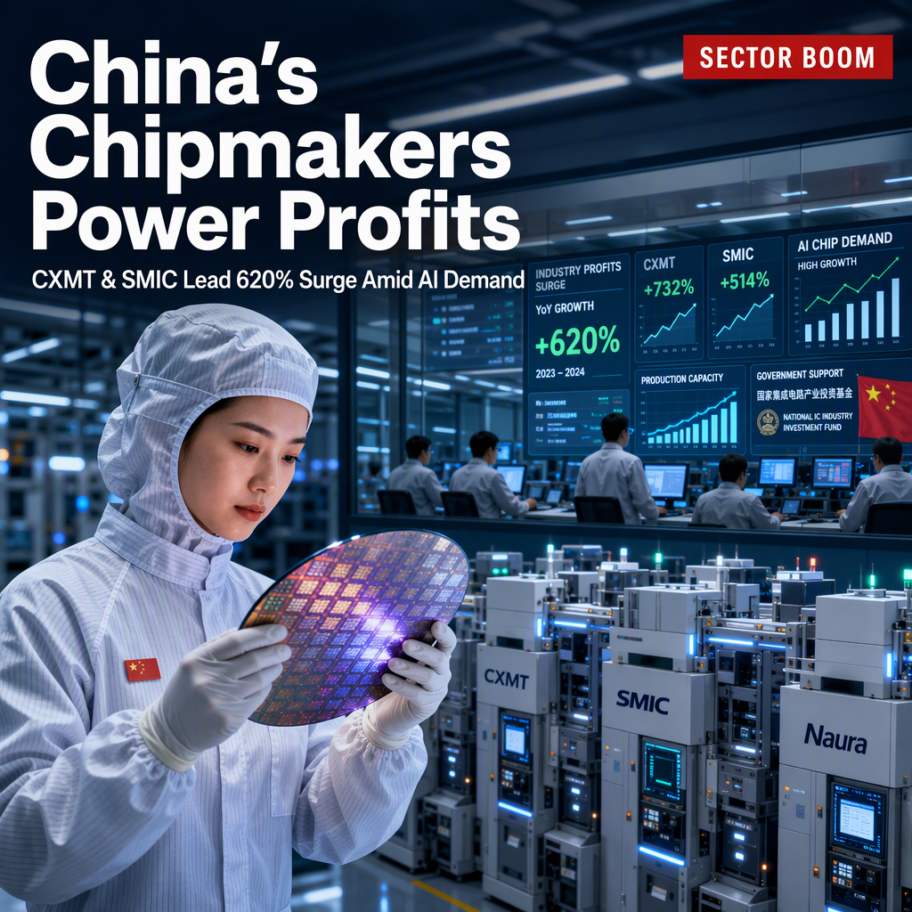 CXMT and SMIC Drive 620% Profit Surge in China's Semiconductor Industry Amid AI Boom