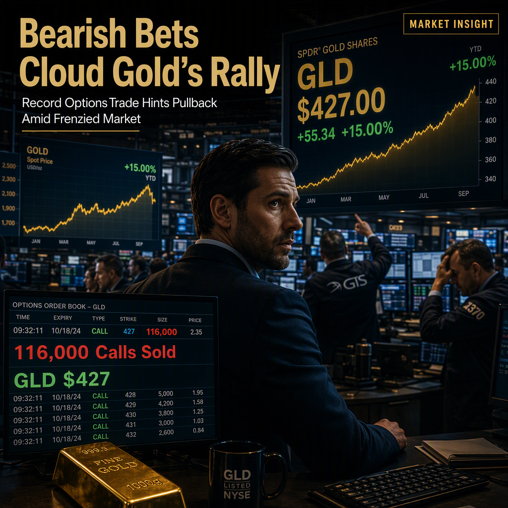 Massive Bearish Options Trade in Gold ETF Signals Potential Pullback Amid Surging Prices