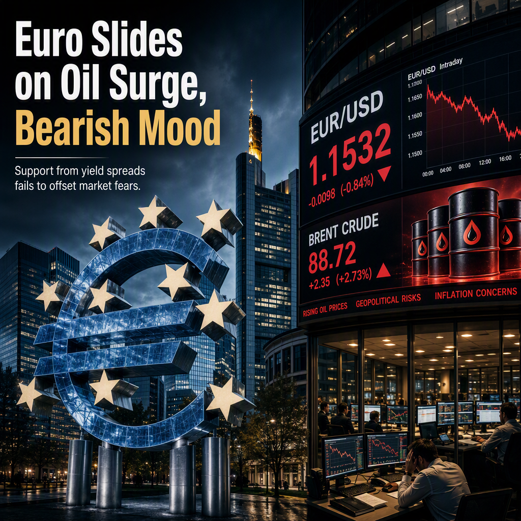 Euro Faces Downside Risks Against US Dollar Amid Rising Oil Prices and Bearish Sentiment