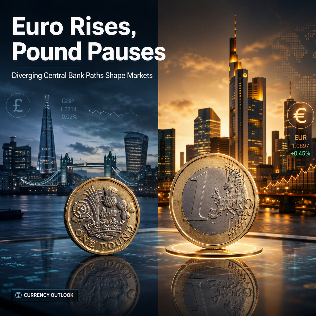 British Pound Stagnates While Euro Gains on Diverging Central Bank Expectations
