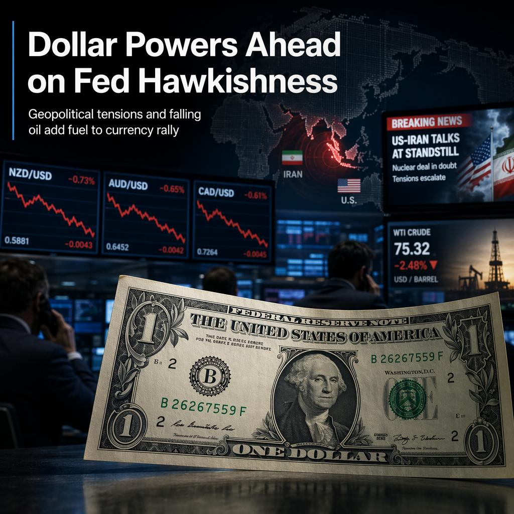 US Dollar Surges to Multi-Month Highs as Fed Signals Hawkish Stance and Geopolitical Uncertainty Lingers