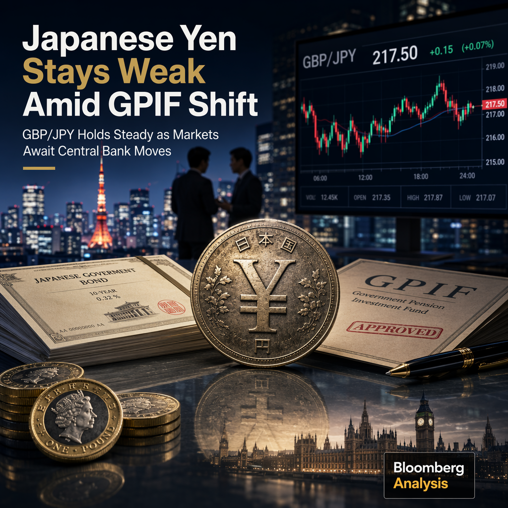 Japanese Yen Remains Weak Despite GPIF's Domestic Bond Shift as GBP/JPY Consolidates Ahead of Central Bank Decisions