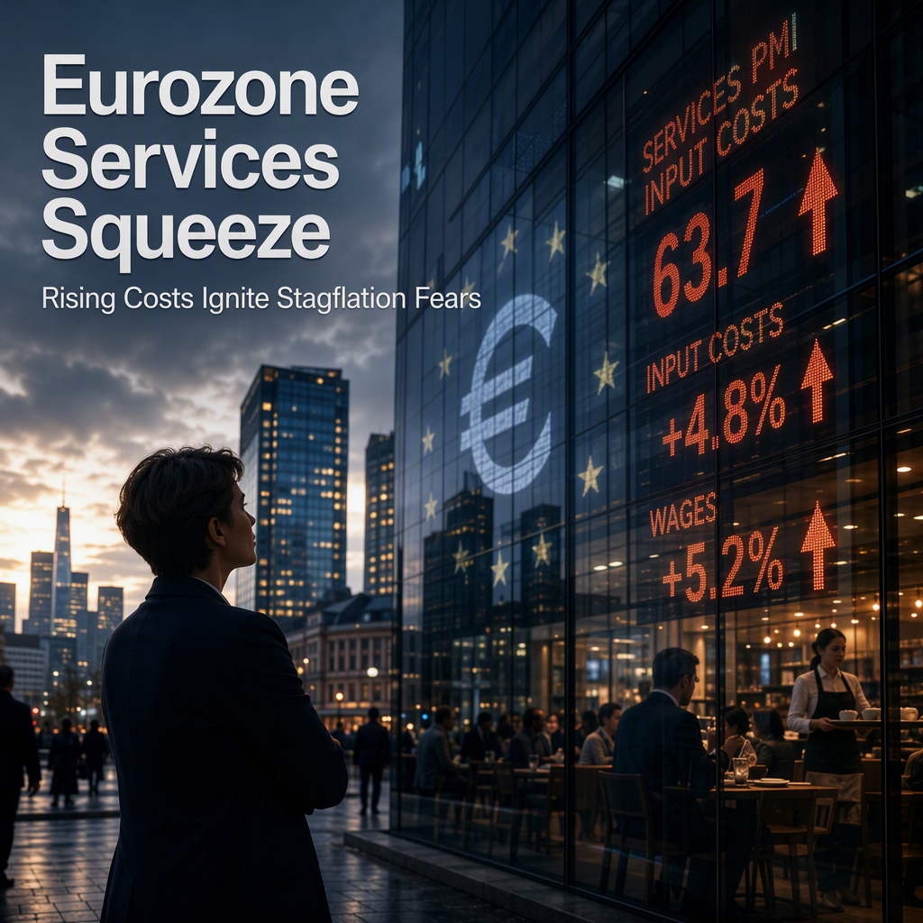 Rising Euro Area Services PMI Input Costs Raise Stagflation Concerns Amid Distinct Inflation Dynamics