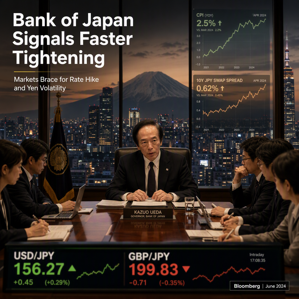 Bank of Japan Poised for 25bps Rate Hike as Markets Eye Signals on Faster Tightening