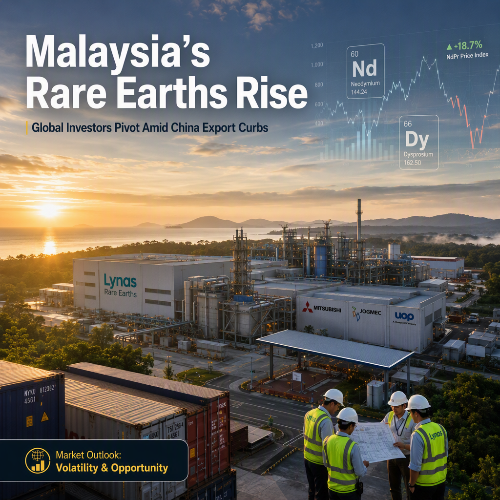 Malaysia Emerges as Strategic Rare Earths Hub Amid Looming China Export Curbs