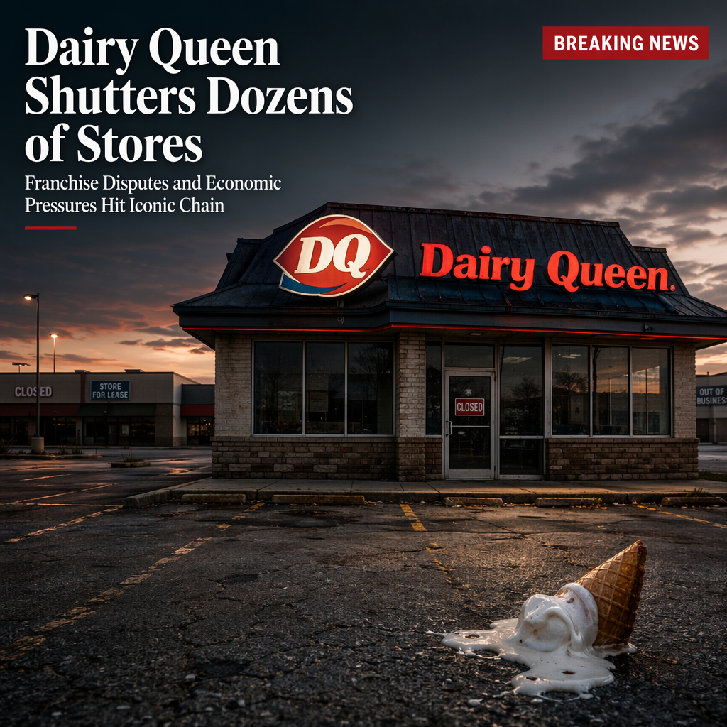 Dairy Queen Closes Dozens of U.S. Stores Amid Franchise Disputes and Economic Pressures