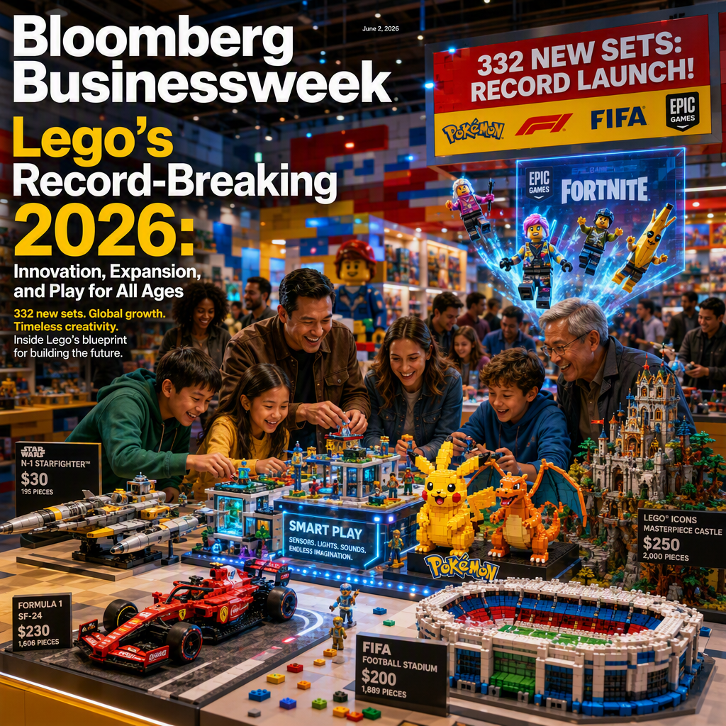 Lego Achieves Record First-Half 2026 Revenue Amid Expansion and New Partnerships