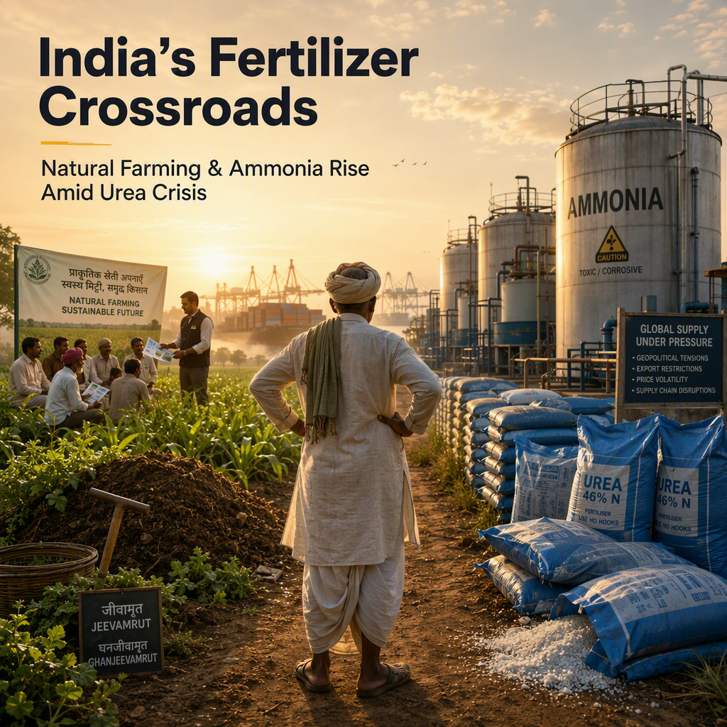 India Accelerates Shift to Natural Farming and Ammonia Amid Urea Market Turmoil from Iran Conflict