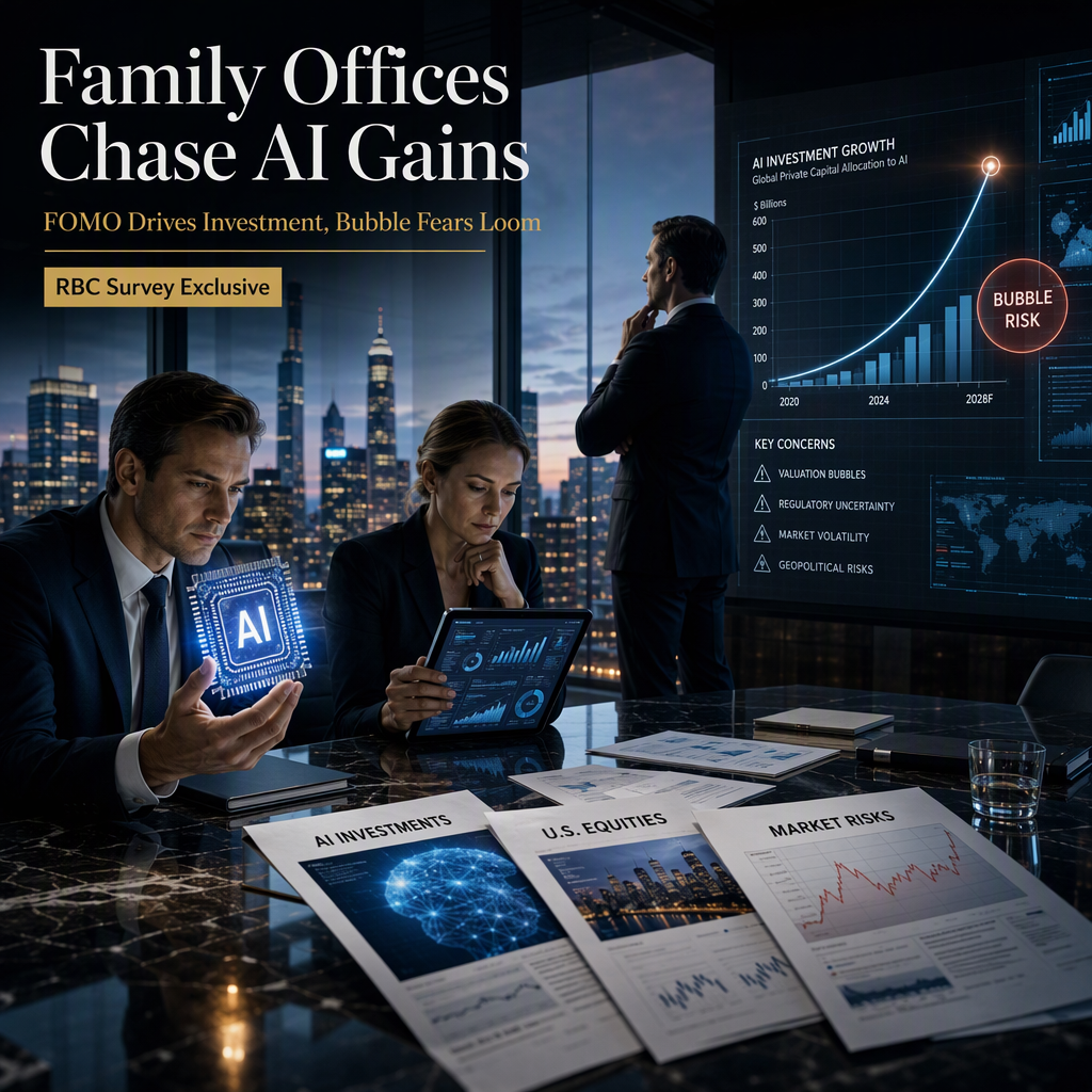 Family Offices Embrace AI Investments Amid FOMO, Despite Bubble Fears: RBC Survey