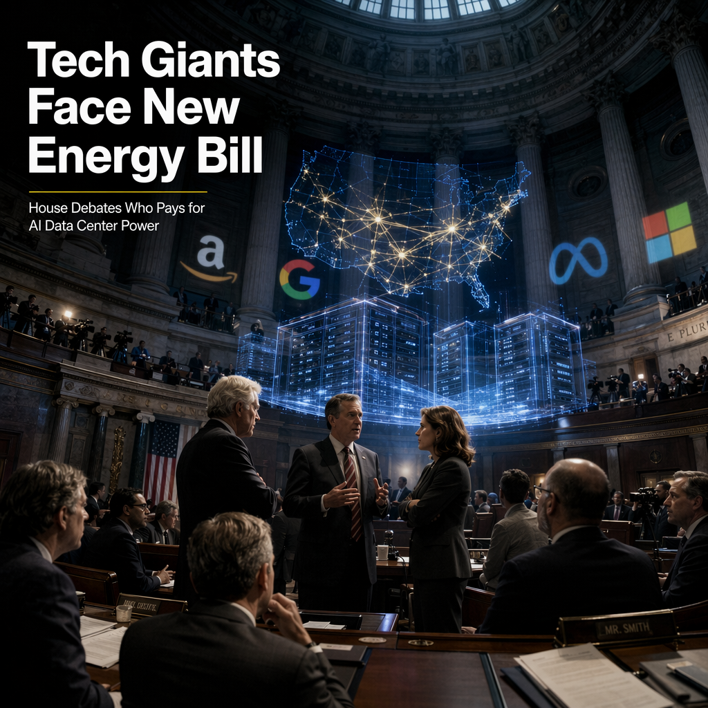 US House Considers Bill Requiring Tech Giants to Cover AI Data Center Energy Costs
