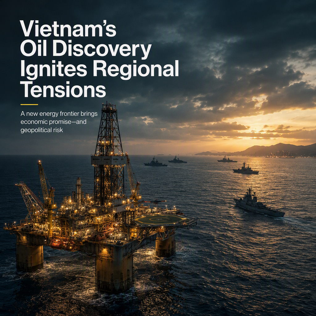 Vietnam's Offshore Oil Discovery Sparks Geopolitical Tensions with China and Promises Economic Windfall