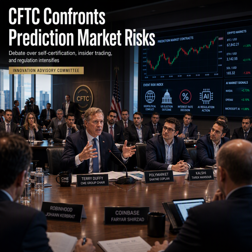 CFTC Innovation Advisory Committee Debates Risks and Regulation of Prediction and Mention Markets
