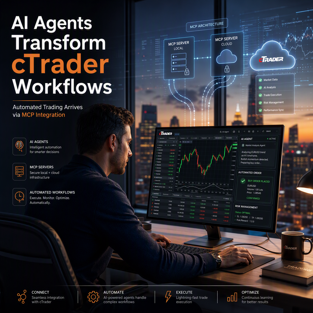 cTrader Integrates AI Agents via MCP Servers to Automate Trading Workflows