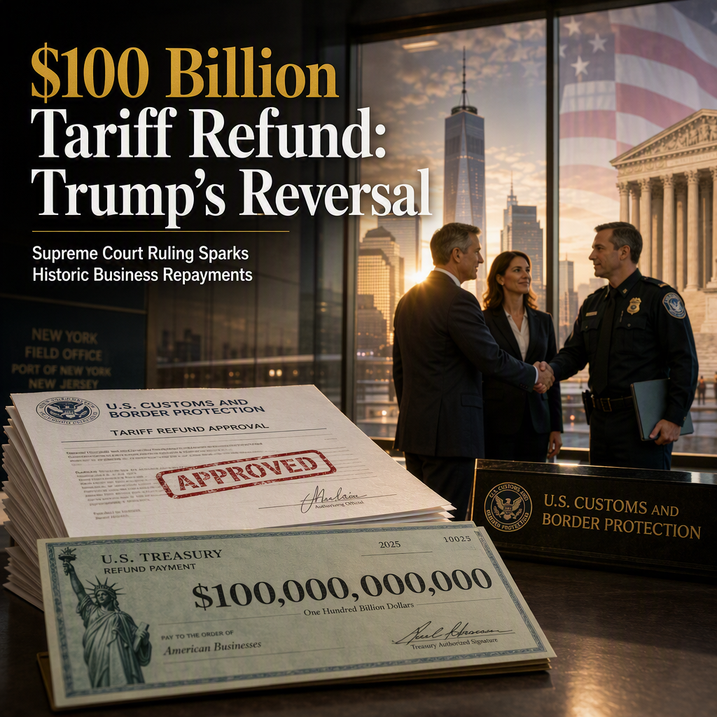 Trump Administration Refunds $100 Billion in Tariffs After Supreme Court Ruling