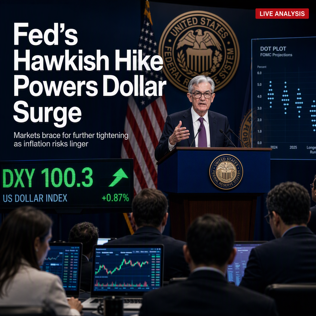 Federal Reserve's Hawkish Rate Hike Fuels US Dollar Rebound Amid Persistent Inflation Concerns