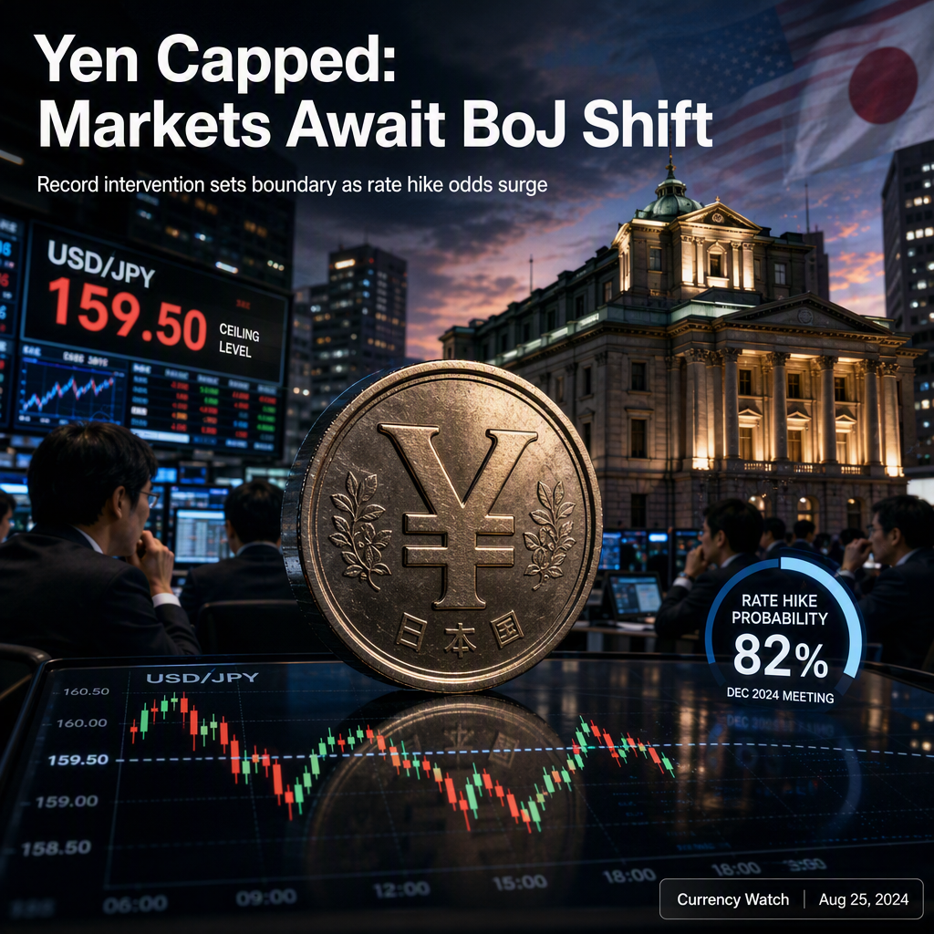 Japanese Yen Holds Range After Record Intervention as Markets Eye BoJ Rate Hike Odds