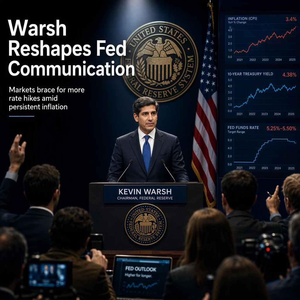 Fed Chairman Kevin Warsh Implements Communication Overhaul Amid Persistent Inflation Concerns