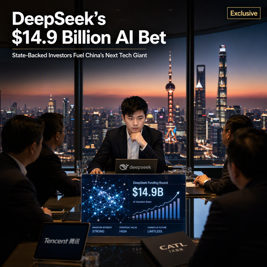 DeepSeek Eyes $14.9 Billion Funding Round Amid Strong State-Backed Investor Interest