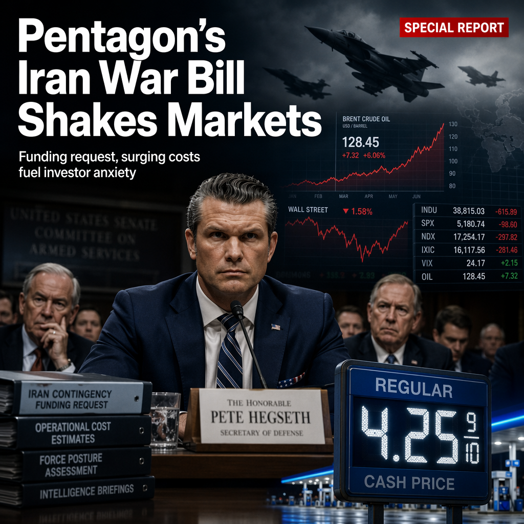 Pentagon Seeks $67 Billion Supplemental as Iran War Costs Surge, Fueling Market Uncertainty