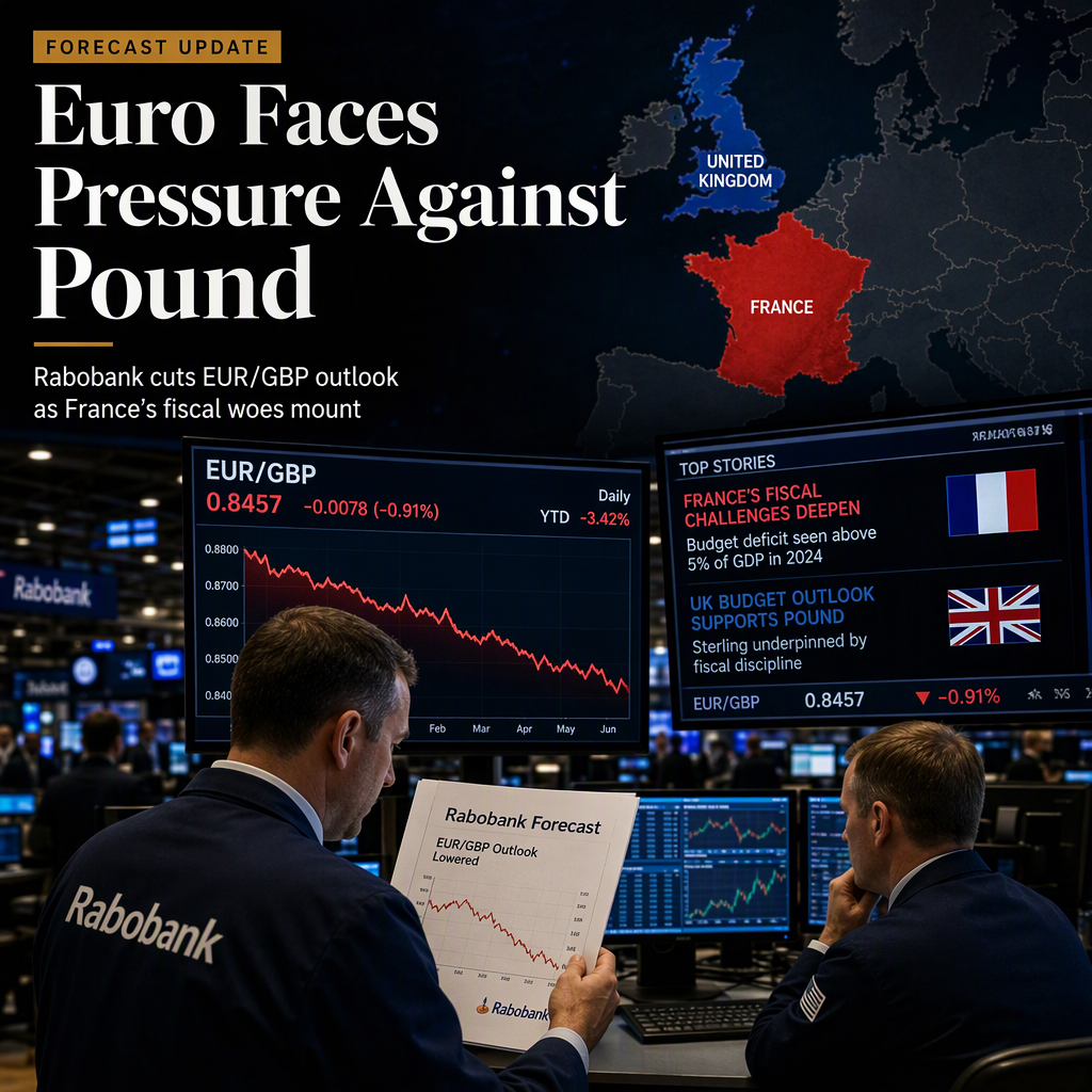Rabobank Lowers EUR/GBP Forecasts Amid Heightened Eurozone Fiscal Risks