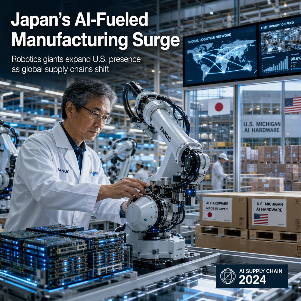 Japanese Manufacturers and Tech Suppliers Ride AI Investment Wave Amid Global Supply Chain Shifts
