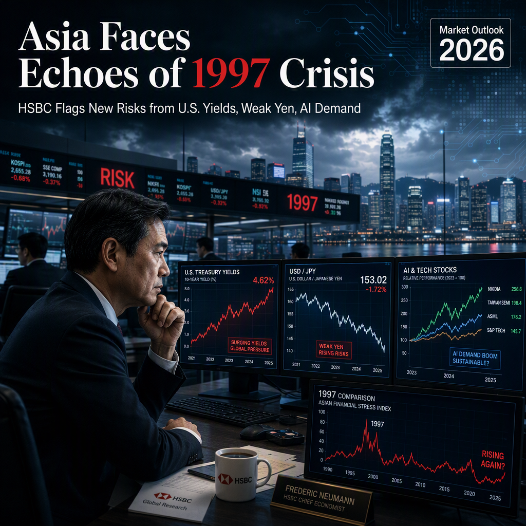 HSBC Chief Economist Warns of Asian Financial Risks Amid Surging U.S. Yields and Weak Yen