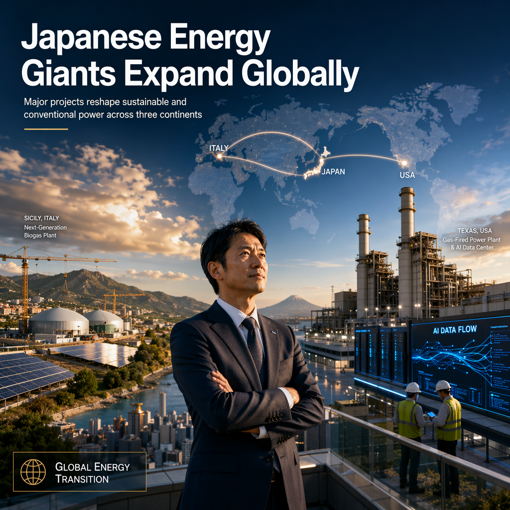 Japanese Energy Firms Announce Major International Expansion Projects Amid Global Energy Transition