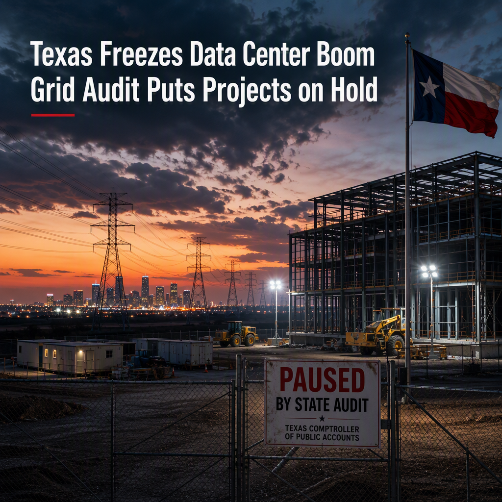 Texas Governor Abbott Halts New Data Center Projects Pending Statewide Grid Audit Amid Soaring Electricity Demand