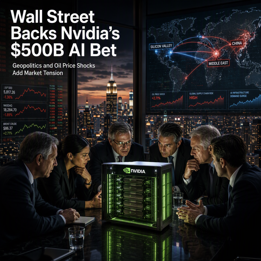 Nvidia Partners with Wall Street to Raise $500 Billion for AI Infrastructure Amid Geopolitical Tensions
