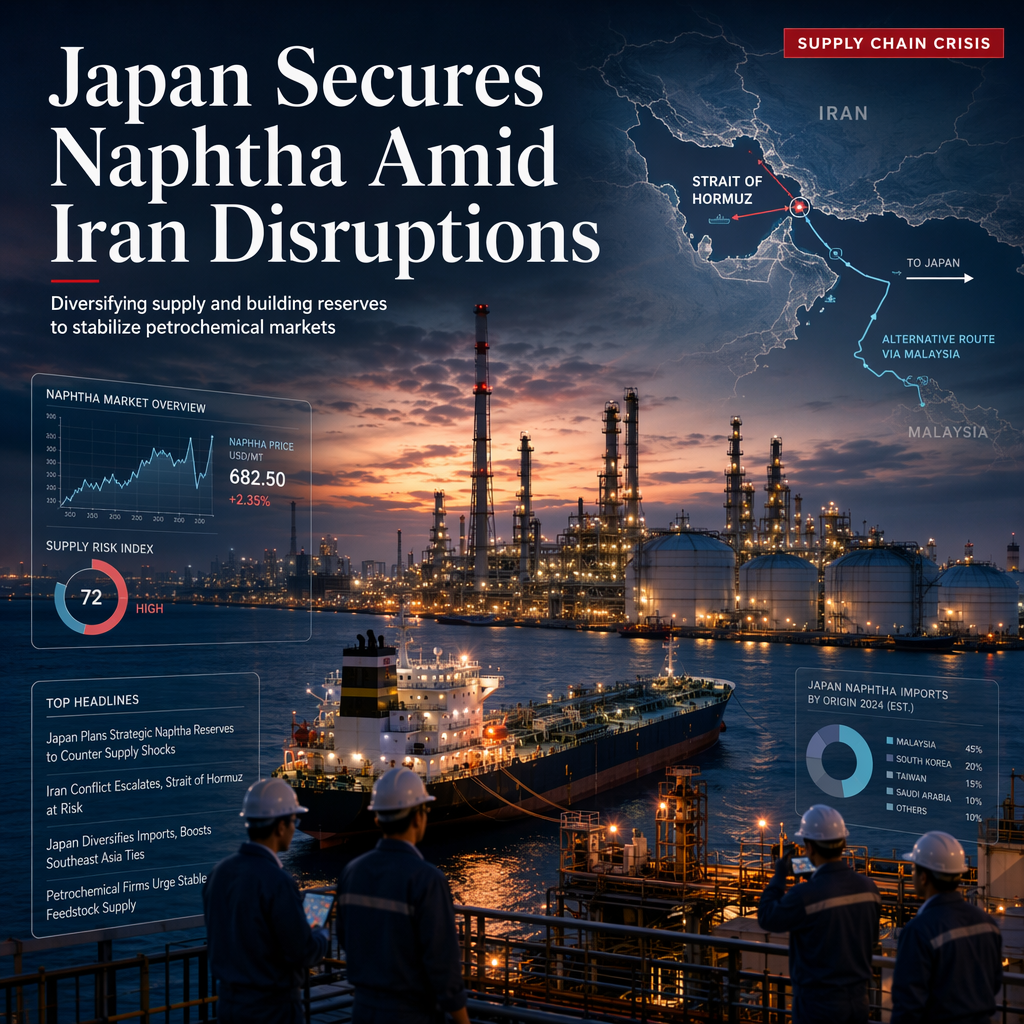 Japan Plans Naphtha Reserves Amid Supply Disruptions from Iran Conflict