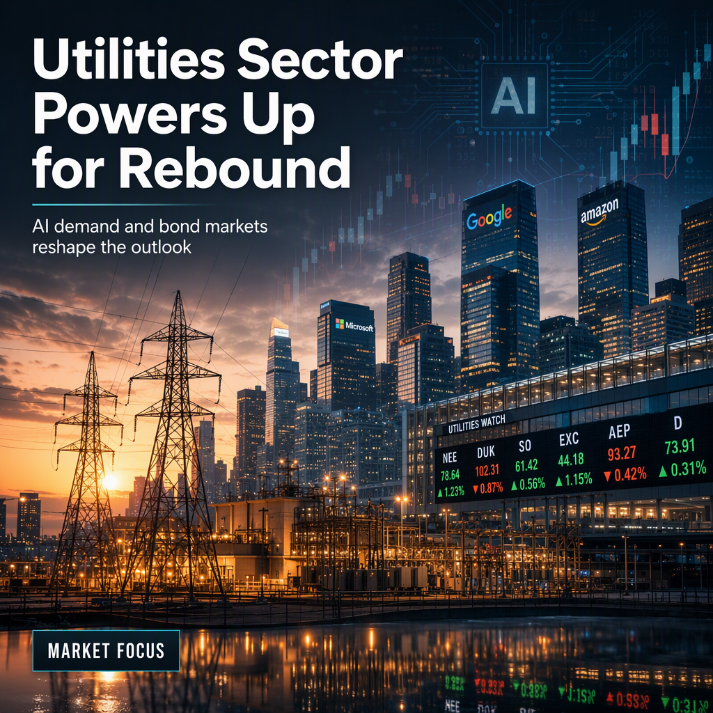 Utilities Sector Eyes Rebound Amid AI-Driven Power Demand and Bond Market Turbulence