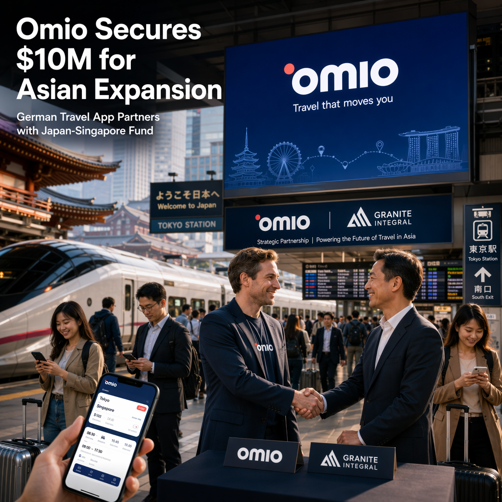 German Travel App Omio Secures $10 Million Investment from Japan-Singapore Fund for Asian Expansion