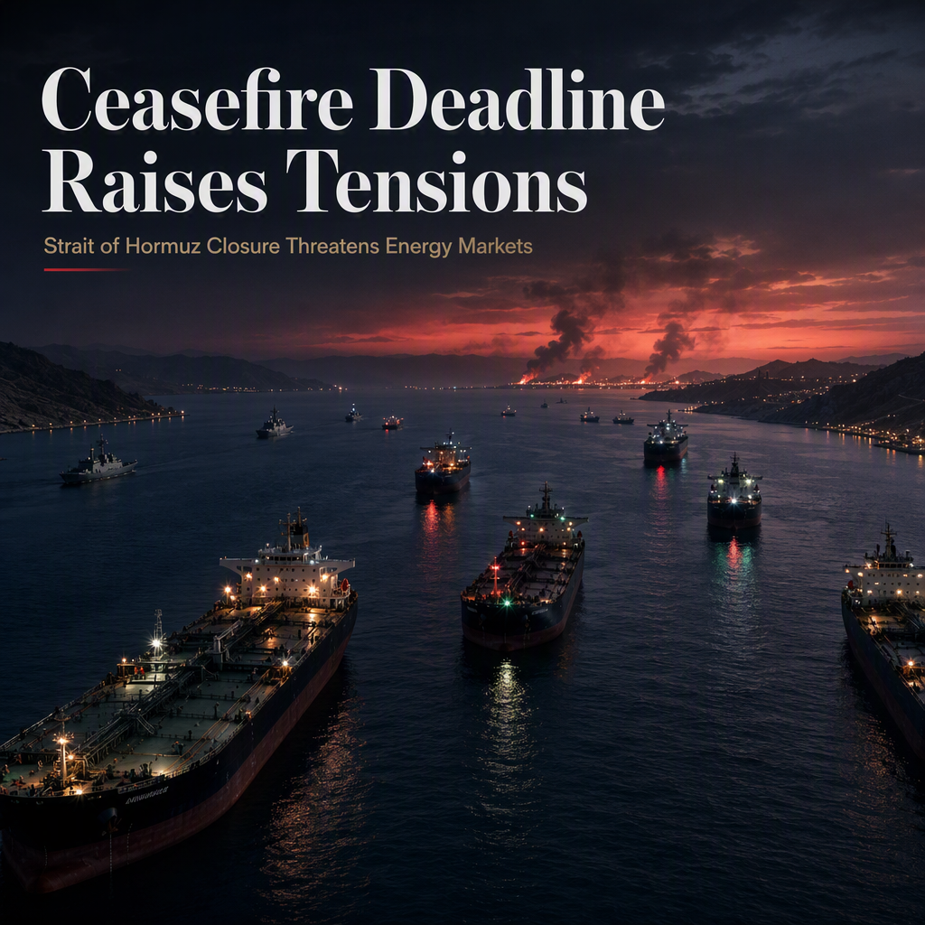 US-Iran Ceasefire Deadline Looms Amid Strait of Hormuz Closure and Renewed Regional Tensions
