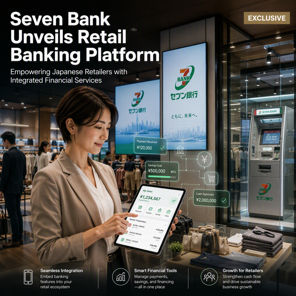 Seven Bank Launches 'Banking as a Service' Platform for Japanese Retailers
