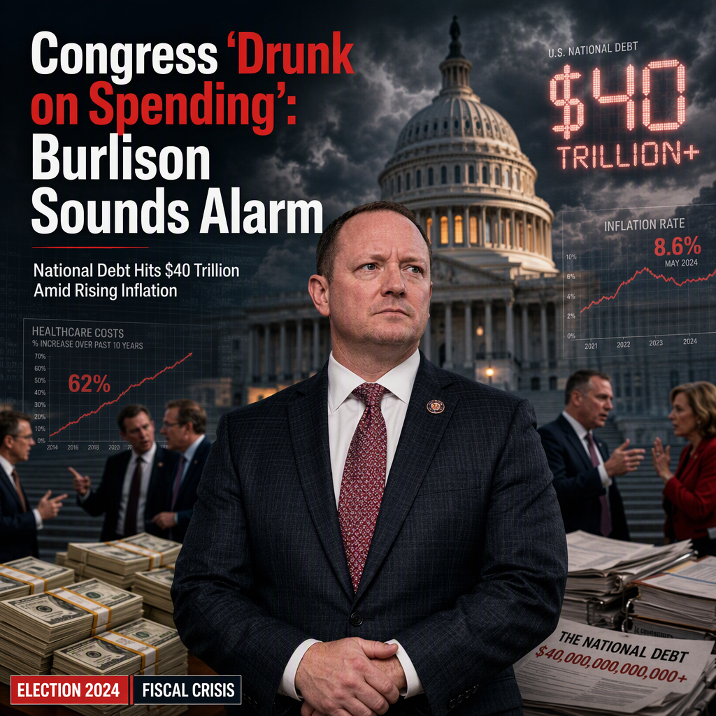 Rep. Eric Burlison Criticizes Bipartisan Overspending Amid Soaring National Debt and Inflation