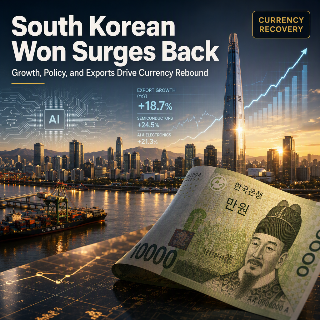 South Korean Won Rebounds Amid Growth-Driven Recovery and Policy Support