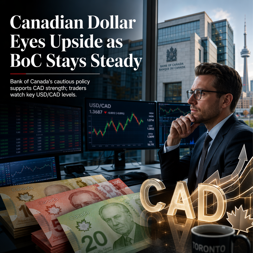 Canadian Dollar Poised for Gains as Bank of Canada Maintains Cautious Policy Stance