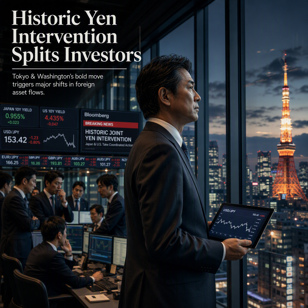 Historic Japan-U.S. Yen Intervention Divides Japanese Investors on Foreign Assets