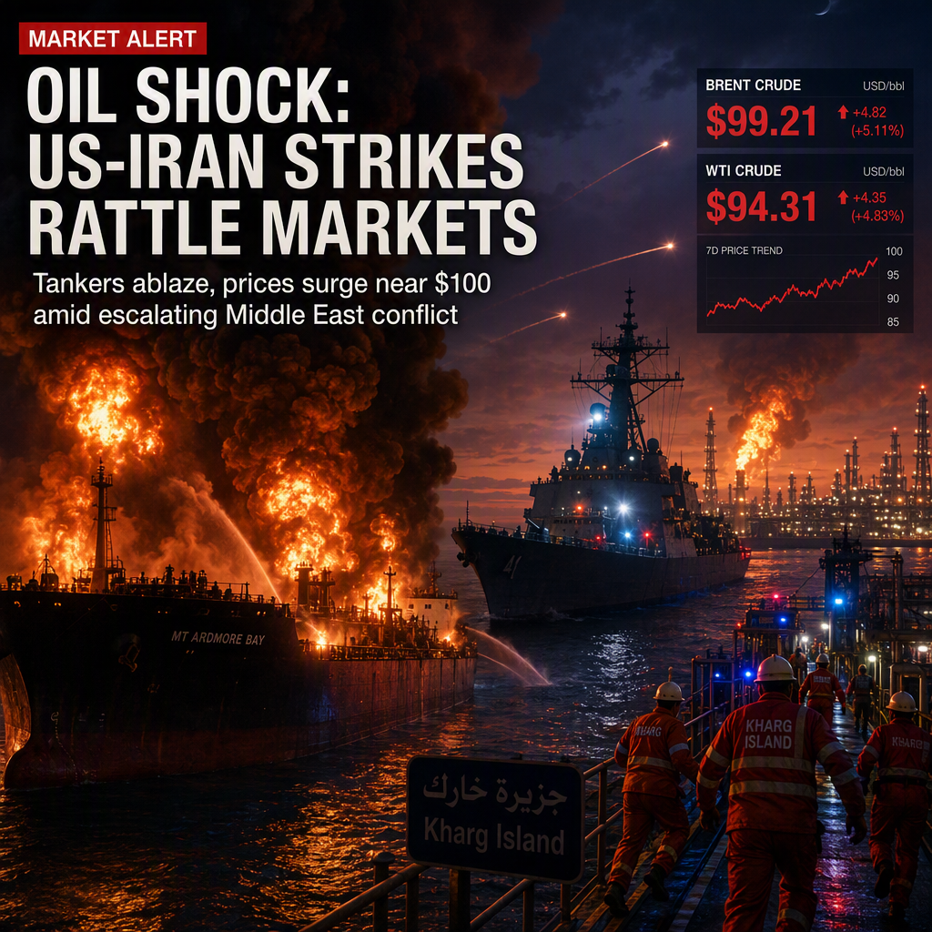 US Strikes Iranian Oil Tankers, Iran Retaliates: Oil Prices Surge Amid Escalating Middle East Conflict