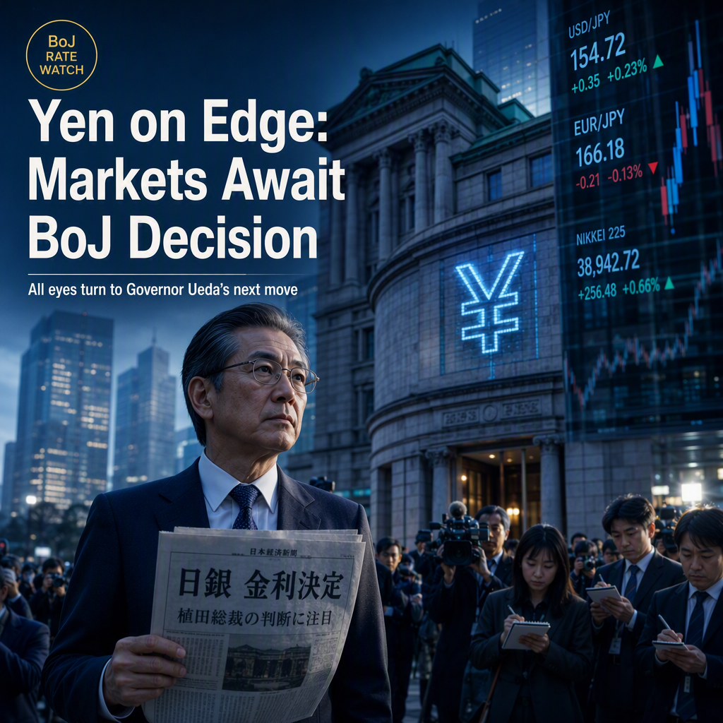 Japanese Yen in Focus as Markets Anticipate Bank of Japan Rate Hike and Guidance