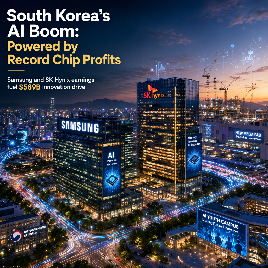 Samsung and SK Hynix's Record Earnings Drive South Korea's AI Investment Surge