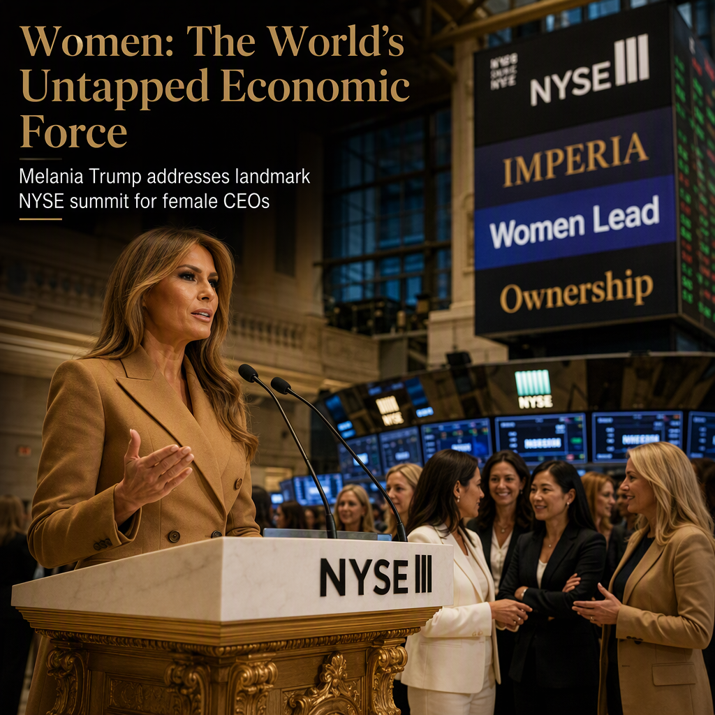 Melania Trump Champions Women's Economic Power at Landmark NYSE Summit