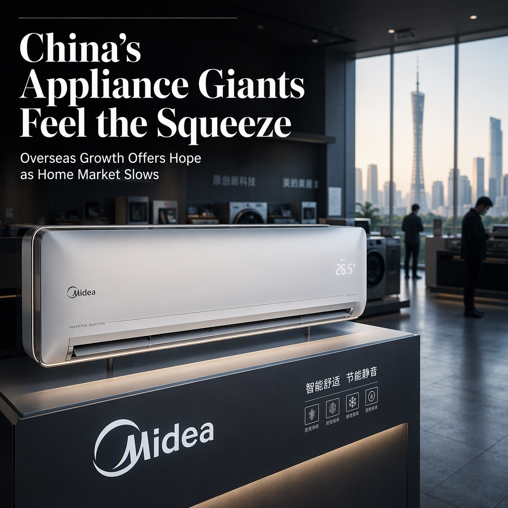 Profit Declines Hit Majority of China’s Top Appliance Makers Amid Domestic Slump; Overseas Strategies Gain Traction