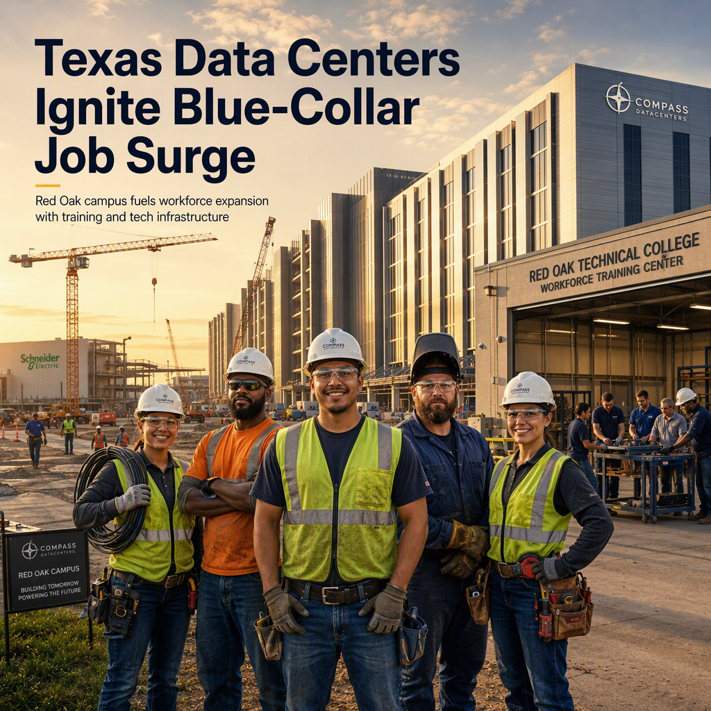 Texas Data Center Expansion Sparks Unexpected Blue-Collar Job Boom