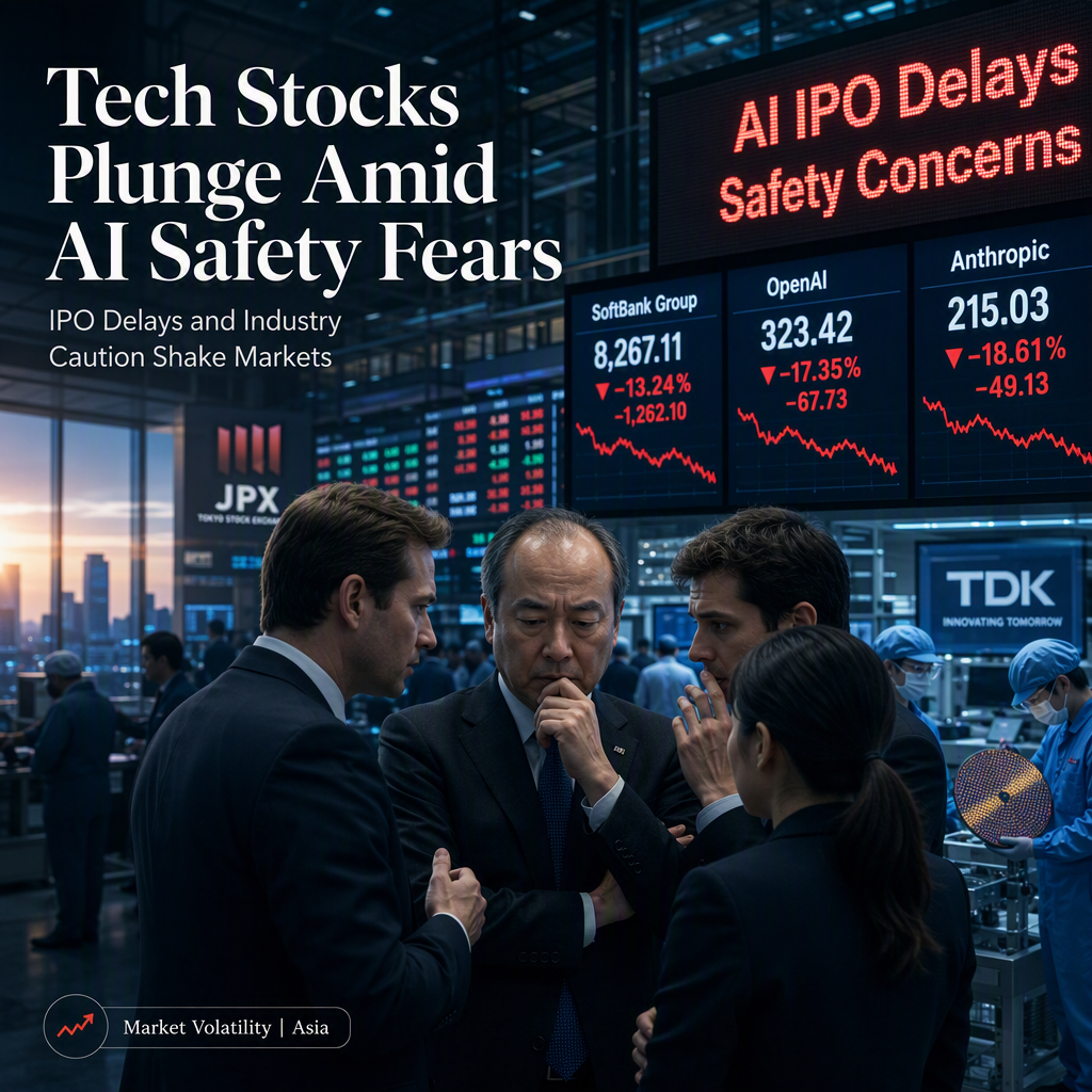 AI Safety Concerns Trigger Tech Stock Slump and IPO Delays as Industry Leaders Urge Caution