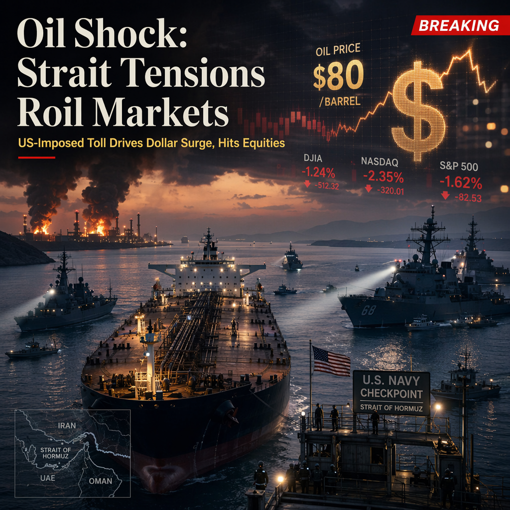 Oil Price Surge and US-Imposed Strait of Hormuz Toll Rattle Global Markets, Boost US Dollar