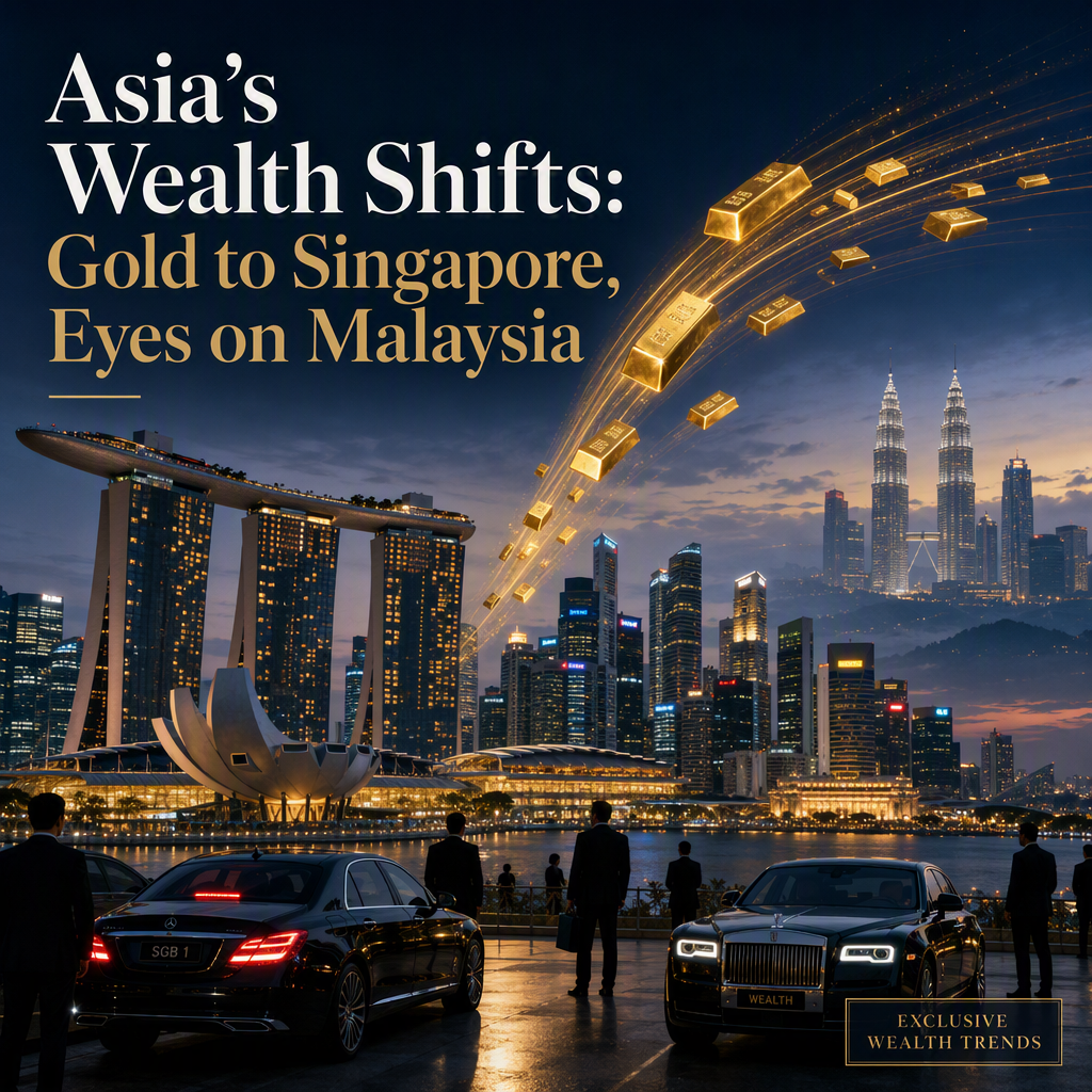 Asia’s Ultra-Rich Shift Assets: Gold Flows to Singapore, Wealthy Chinese Eye Malaysia